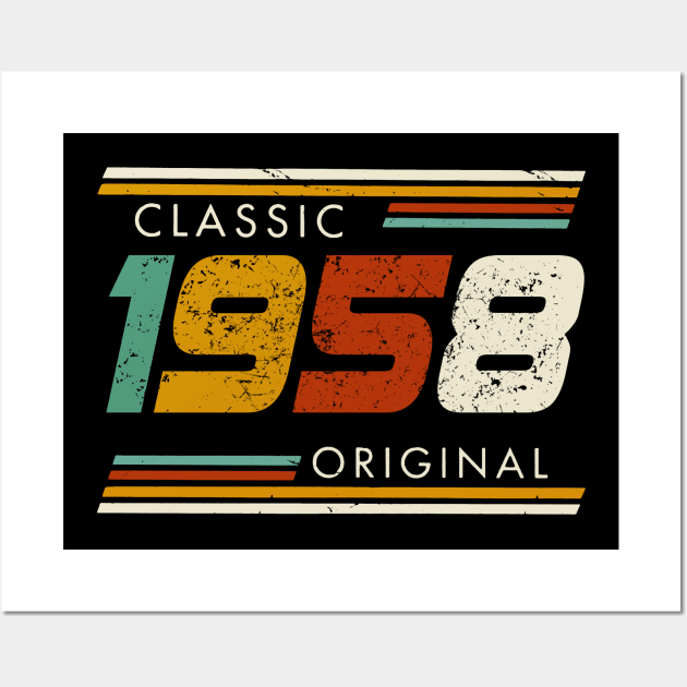 Classic 1958 Original Vintage Wall Art by Kontjo